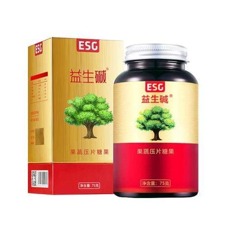 益生鹼esg備孕鹼性食品150粒瓶