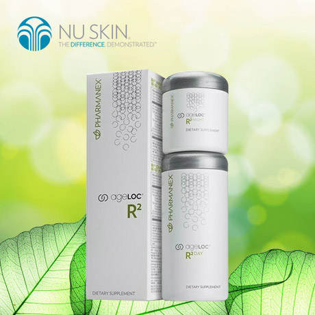 美国如新(nuskin)r2基因抗老素护肝套装【香港版】r2日180粒/瓶   r2