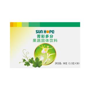 尚赫(Sun_hope)菁彩多芬果蔬固体饮料99g（ 3.3克×30袋）