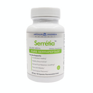 美国亚瑟安德鲁(Arthur_Andrew)Serretia舍雷肽酶60粒（消除炎症鼻窦炎）