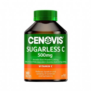 圣诺Cenovis（Cenovis）无糖天然维生素C咀嚼片300粒