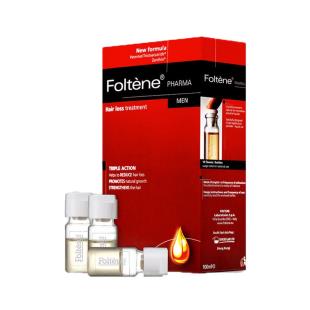 丰添（Foltene）男士头皮营养安瓶抑制落发育发精华液12支 100ml