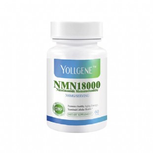 YOLLGENE美国进口NMN18000β烟酰胺单核苷酸NAD+补充剂60粒/瓶