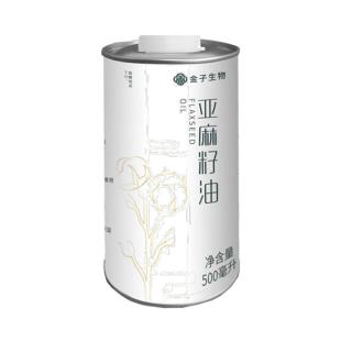 金子生物（JZSW）亚麻籽油500ml/瓶【仁德康泰同厂家同功效】