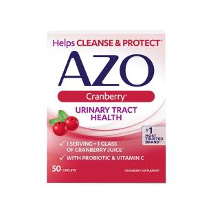 美国AZO（AZO）小红盒蔓越莓VC精华 50粒/盒