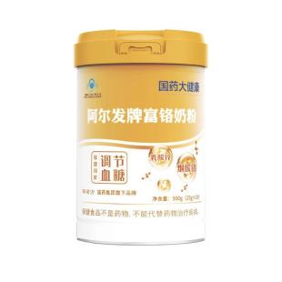 阿尔发(AERFA)国药大健康阿尔发牌富铬奶粉500g/罐（25g*20袋）