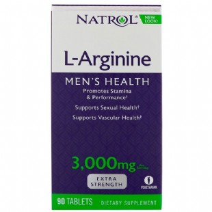 美国Natrol(Natrol)L-Arginine精氨酸【美国版】3000mg*90粒