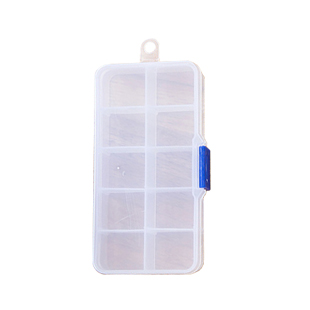 可拆格透明便携药盒10格（收纳盒 ）