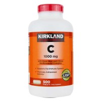柯克兰(Kirkland)天然玫瑰果维生素C 【美国版】1000mg*500粒（新包装）