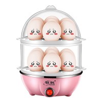 领锐（lingrui)家用多功能自动断电不锈钢煮蛋器/蒸蛋器/早餐机