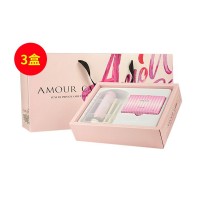 爱沐（AMOUR）多效生态私护摩丝女性私处护理抑菌止痒粉嫩50ml/瓶*3盒