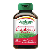 健美生(Jamieson)蔓越莓提取物复合胶囊【加拿大进口版】832毫克×60粒
