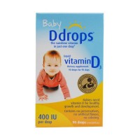 加拿大Baby_Ddrops(Baby_Ddrops)婴儿维生素D3滴剂【美国版】1.7ml（60滴）