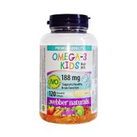 加拿大Webber_Naturals(Webber_Naturals)儿童Omega-3鱼油【加拿大版】120粒