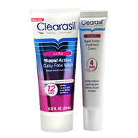 美国Clearasil(Clearasil)强效祛痘护肤组合一件套