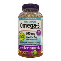 加拿大Webber_Naturals(Webber_Naturals)omega-3 鱼油900mg 200粒