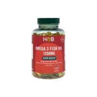 英国荷柏瑞（Holland_Barrett）深海鱼油软胶囊1200mg*120粒/瓶