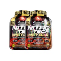 肌肉科技(MUSCLETECH)正氮蛋白粉（香草味）4磅（新包装）【爆款两件套】